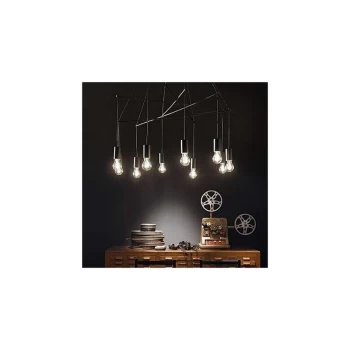 Image of Ideal Lux Lighting - Ideal Lux Pop - Light Cluster Ceiling Pendant Black