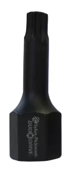 Image of Sykes-Pickavant 03662200 Duo Drive Spline Socket M12 X75 Impact Quality 12 Pt