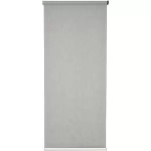 Image of HOMCOM Electric Smart Roller Blinds for Windows with Remote, Grey, 90x180cm - Light Grey