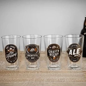 Image of Brewmaster 4 Beer Glass Set