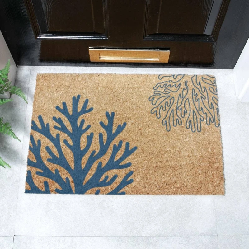 Image of Artsy Doormats Coral Coir Doormat (60 X 40Cm)