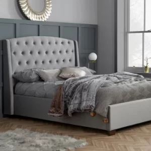 Image of Balmoral Velvet Bed Frame Grey