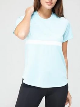 Image of Nike Academy 20 Short Sleeve Top - Sky Blue