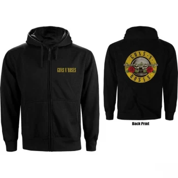 Image of Guns N' Roses - Classic Logo Ladies Medium Hoodie - Black