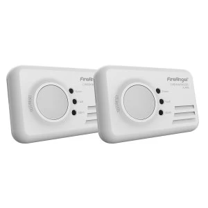 Image of FireAngel CO-9X LED Carbon Monoxide Alarm Twin Pack