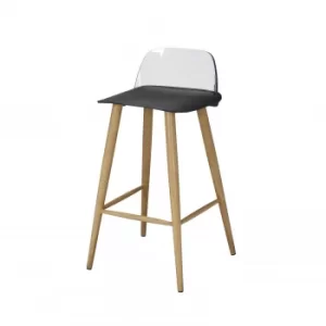 Image of Chelsea Set of 2 Black Bar Stools