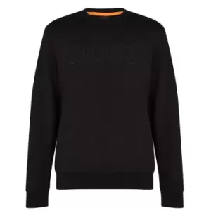 Image of BOSS Welogo Crew Sweatshirt - Black