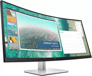 Image of HP 33" E334C Quad HD Curved LED Monitor