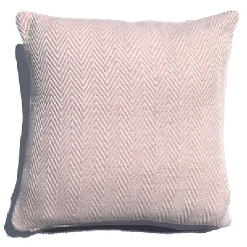 Image of Rapport Home Skye Cushion Covers (43x43 cm) in Dusty Pink Size: 43cm x 43cm Dusty Pink Unisex 43cm x 43 cm
