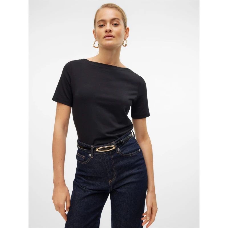 Image of Vero Moda Short Sleeve T-Shirt - Black 10