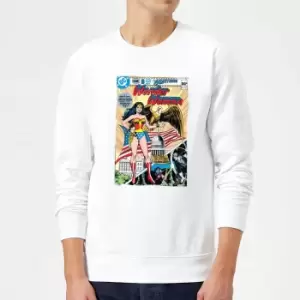 Image of Justice League Wonder Woman Cover Sweatshirt - White - S