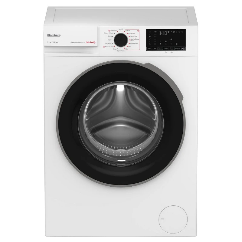 Image of Blomberg 8kg 1400RPM Washing Machine - White LWA18461W White