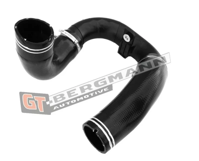 Image of GT-BERGMANN GT52-396 Turbocharger Hose with pipe, Rubber with fabric lining Plastic, Rubber with fabric lining Charger Intake Hose (3314)