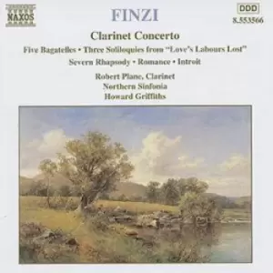Image of CLARINET CONCERTO by Gerald Finzi CD Album