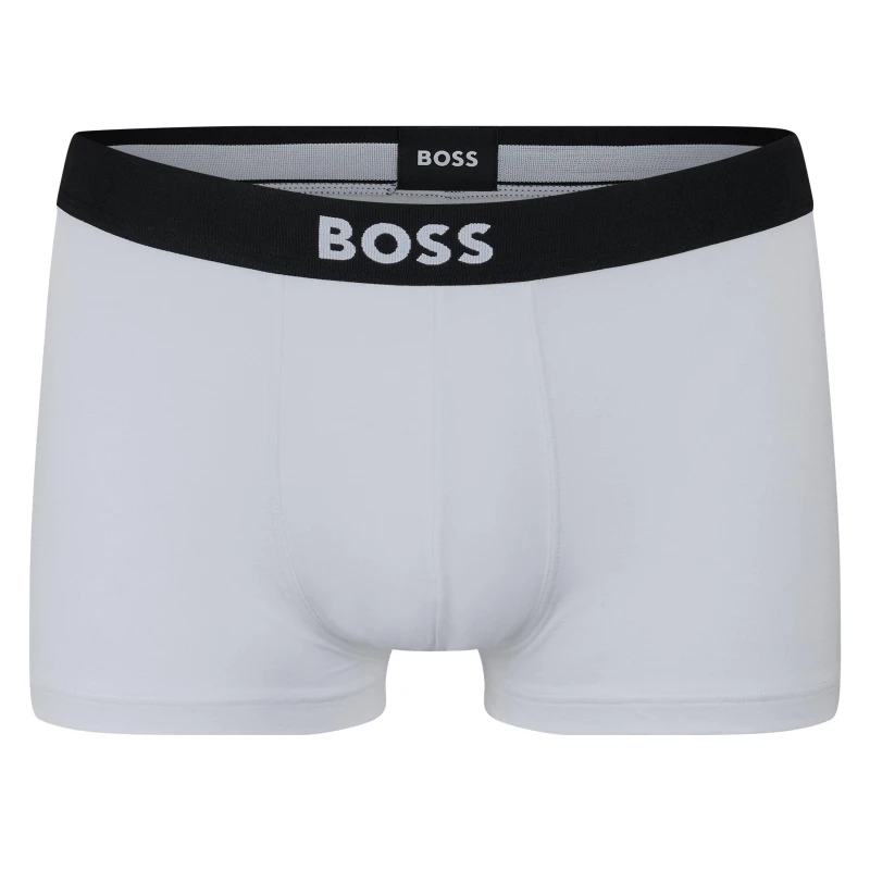 Image of Boss Mens One Trunks White 100 male Medium