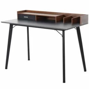 Image of Trenchard Mid Century Study Desk, black