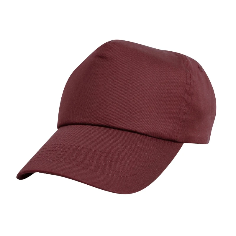 Image of Result Result Men Cotton Baseball Cap in Burgundy Burgundy One Size Male 5063527361363