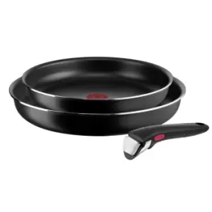Image of Tefal Ingenio Easy Cook & Clean 3 Piece Try-me Set (22/26Cm Frypans + Bakelite Handle)