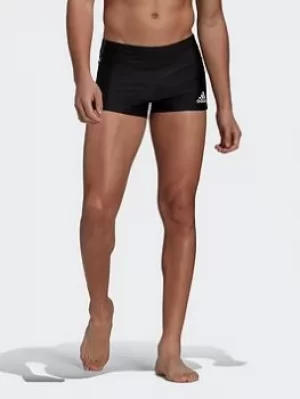 Image of adidas Colorblock Swim Briefs, Black/Grey, Size XS, Men