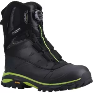 Image of Helly Hansen Magni Boa Winterboot Boots Safety Black Dark Lime Size 47