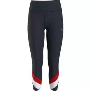 Image of Tommy Sport Hw Color Block Legging - Blue
