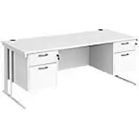 Image of Dams International Desk MCM18P22WHWH 1,800 x 800 x 725 mm