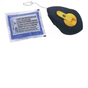 Image of CK Tools T3522 Chalk Line Reel & Chalk 30m
