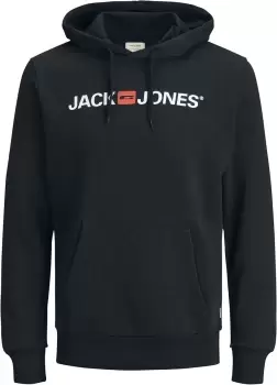 Image of Jack & Jones JJECORP OLD LOGO HOODED JUMPER NOOS Hooded sweater black