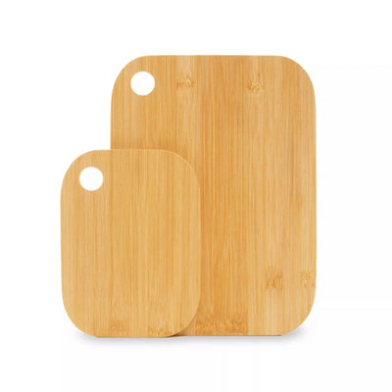 Image of Premier Housewares Dahra Set Of 2 Cutting Boards, Bamboo Wood Natural