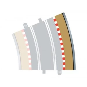 Image of Radius 4 Curve Outer Borders 22.5&deg; (Set Of 4) Scalextric Accessory Pack