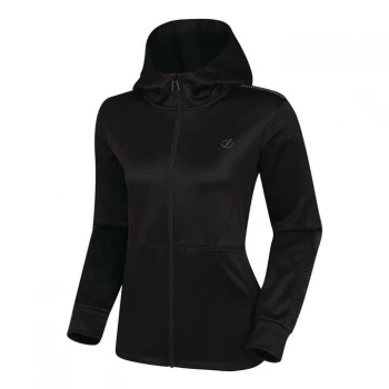 Image of Dare2B Swarovski Embellished You're A Gem Full Zip Hoodi - Black