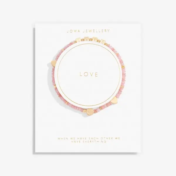 Image of Happy Little Moments Love Gold Plated 17.5cm Bracelet 7111