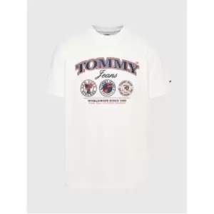 Image of Tommy Jeans Tjm Clsc Tj Luxe Tee - White