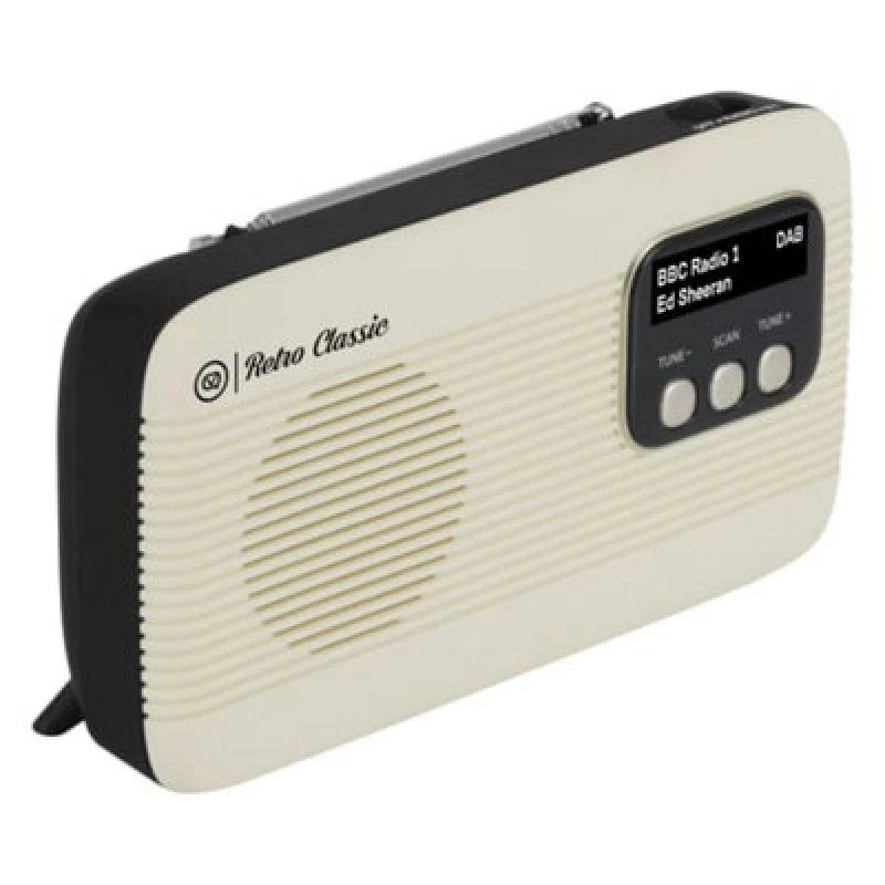 Image of VQ Retro Classic DAB Bluetooth Radio - Cream 5060706031994