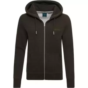 Image of Superdry Full Zip Hoodie - Green