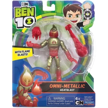 Image of Ben 10 Action Figures Metallic Theme - Heatblast