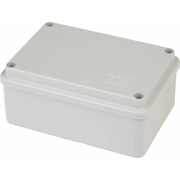Image of GW 44 205 Junction Box Ip56 Screwed Lid Grey 120 x 80 x 50mm No Holes - Gewiss