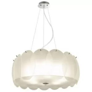 Image of Italux Lighting - Italux Esseo - Modern Hanging Pendant White 8 Light , E27