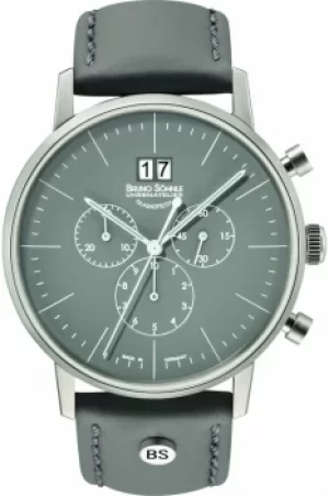Image of Mens Bruno Sohnle Stuttgart Chrono Big Watch 17-13177-841