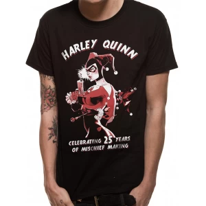 Image of Batman - Harley Mischief Mens Medium T-Shirt - Black