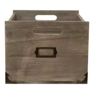 Image of Wooden Office Storage Box