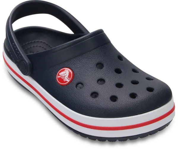 Image of Crocs Kids Toddler Crocband Clogs Navy / Red C4