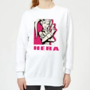 Image of Star Wars Rebels Hera Womens Sweatshirt - White - 5XL