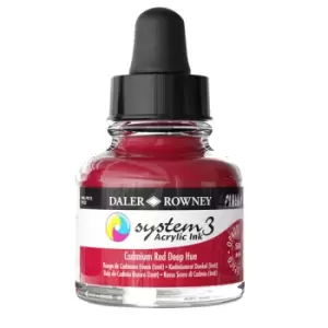 Image of Daler-Rowney System3 Ink 29.5ml Cadmium Red Deep Hue