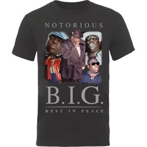 Image of Biggie Smalls - Collage Mens Medium T-Shirt - Black