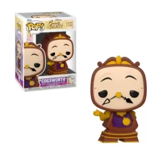 Image of Disney Beauty And The Beast Cogsworth Funko Pop! Vinyl