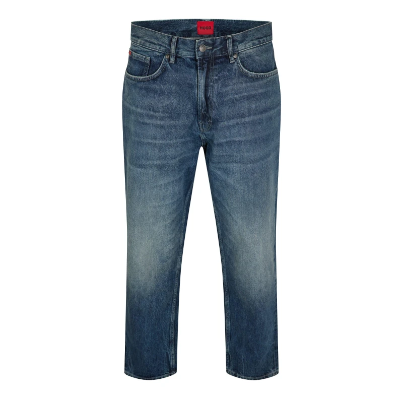 Image of Hugo 838 10276866 01 Slim Fit Jeans Mens Navy male 30W R