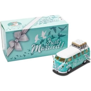 Image of Corgi Volkswagen Campervan Just Married Diecast Model