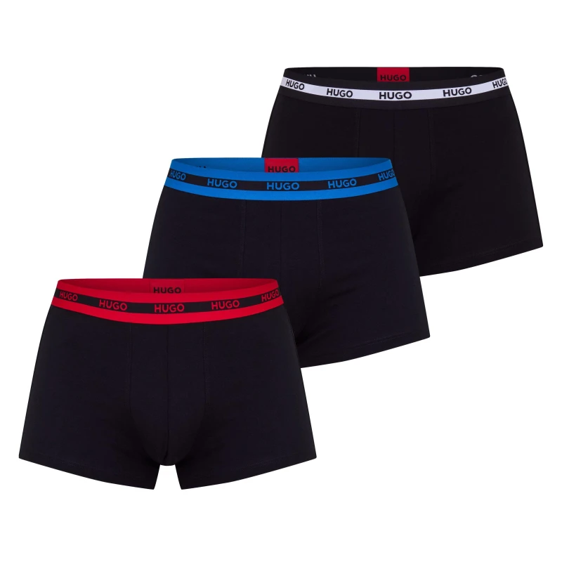 Image of Hugo Original 3 Pack Boxers Black male Small