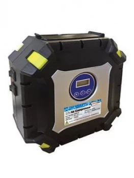 Image of Streetwize Accessories 12V Auto Cut Off Air Compressor With Light